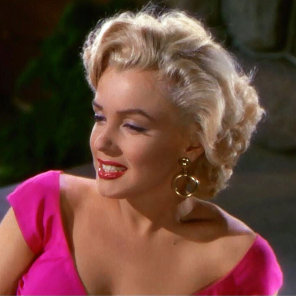 COPY - Marilyn Monroe Silver Earrings